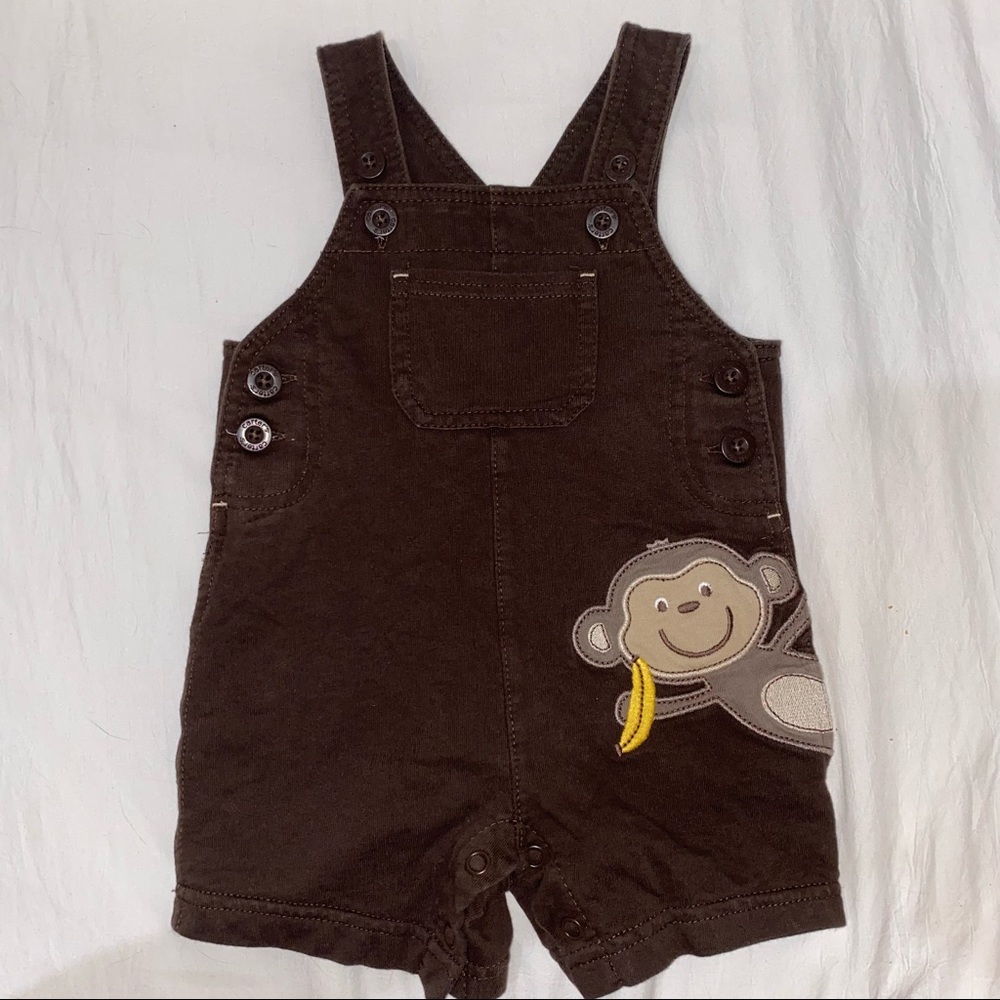 Carter’s Brown Monkey Overalls